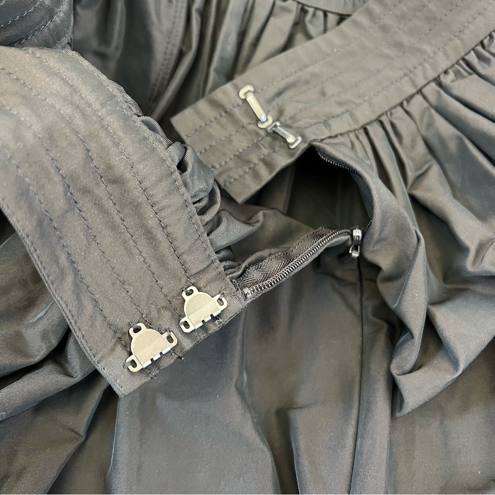 NWOT All Saints Brown Italian Wool Skirt with POCKETS! - Picture 8 of 10